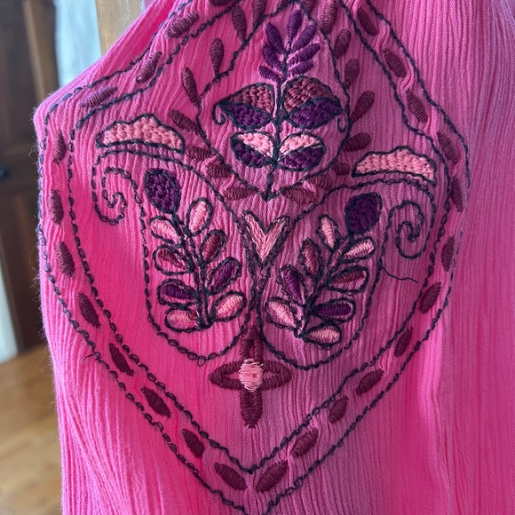 NWOT FREE PEOPLE Nico Embroidered Set Cropped Top and Skirt - Picture 4 of 7